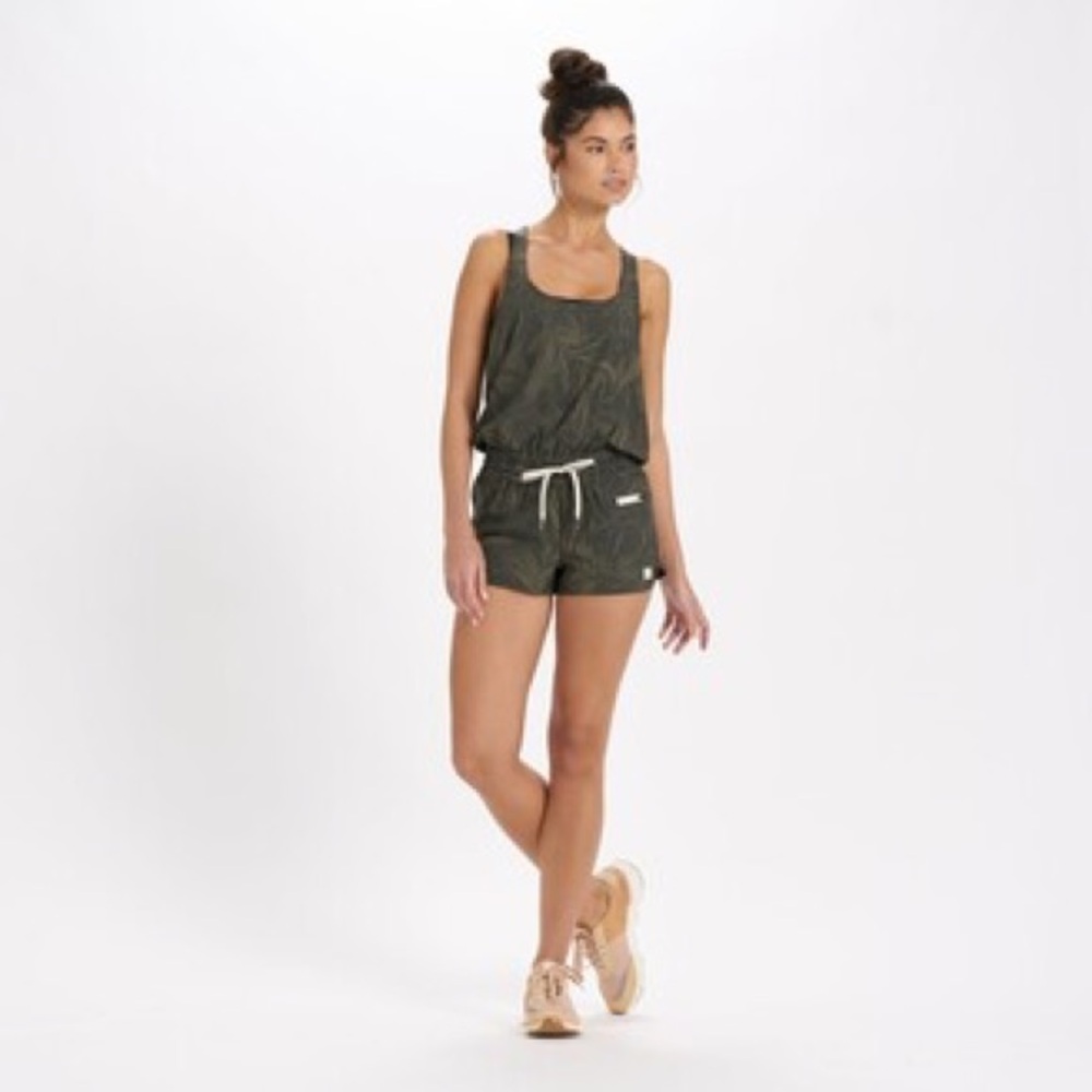 Vuori Olive Green Jumpsuit